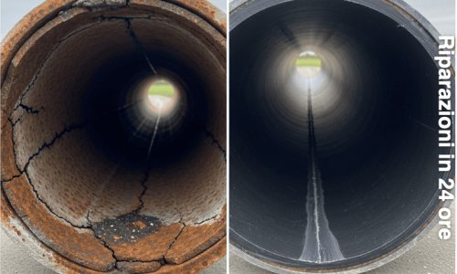 Risanamento Tubi Sona - Relining Riparazione senza scavo